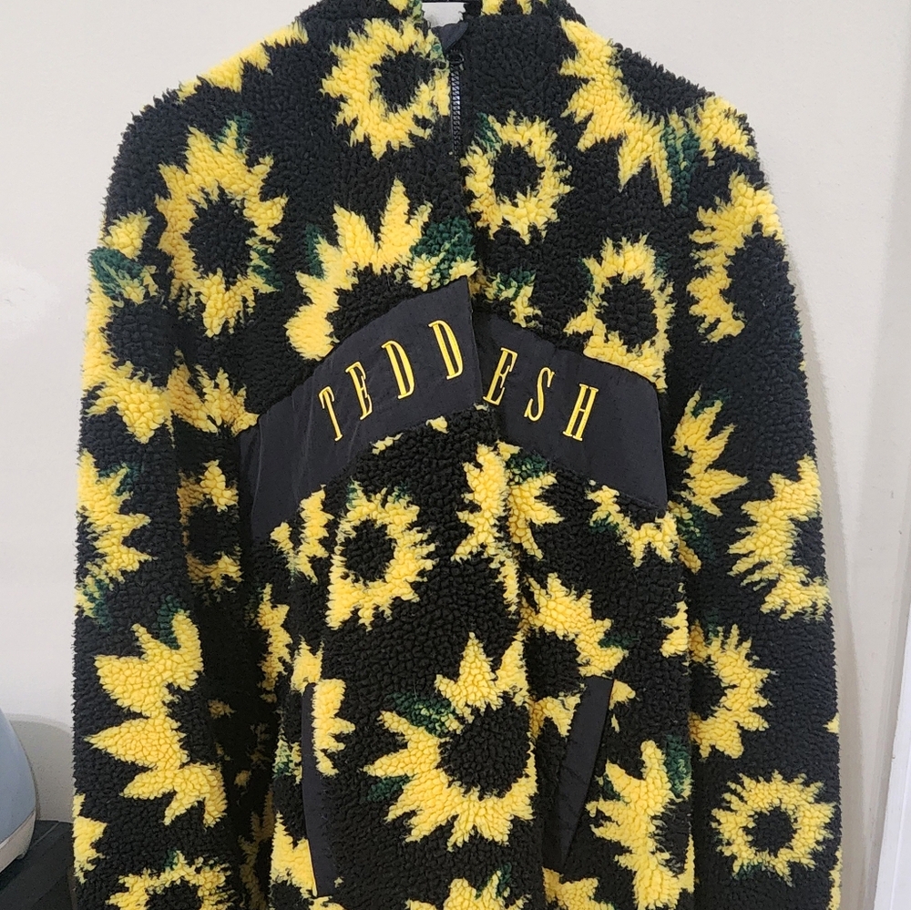 Teddy Fresh Sunflower Patterned Jacket - image 1